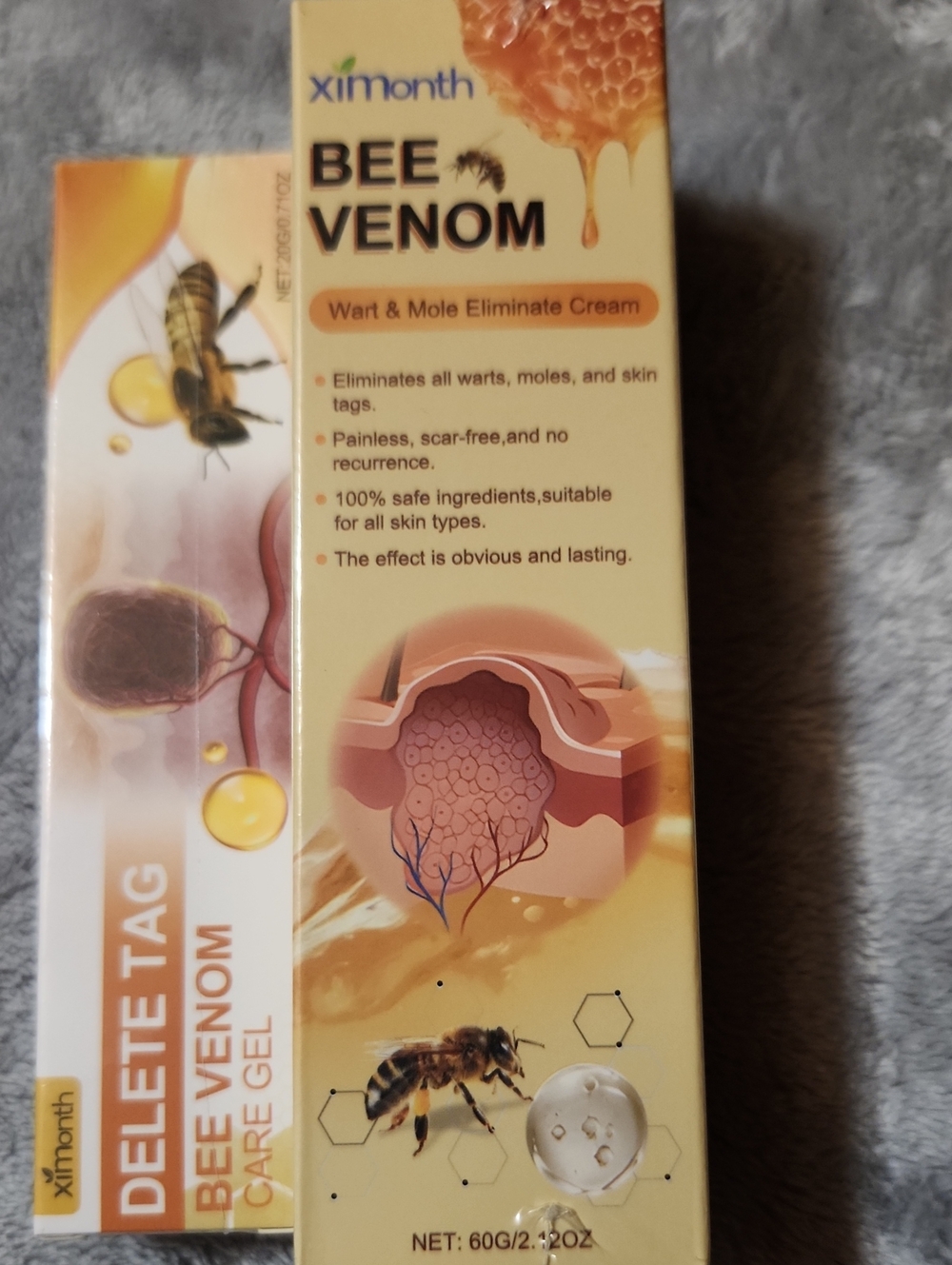 Bee Venom Wart & Mole Eliminate And Delete Tag Cream - Yellow